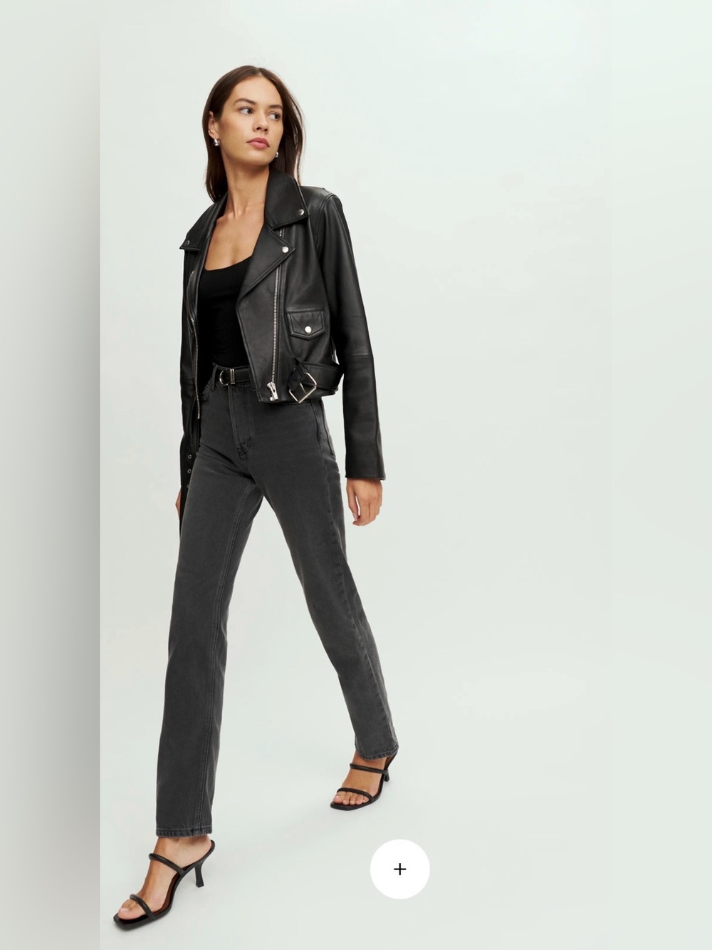 Reformation Cynthia High Rise Straight Jeans in Seattle Wash